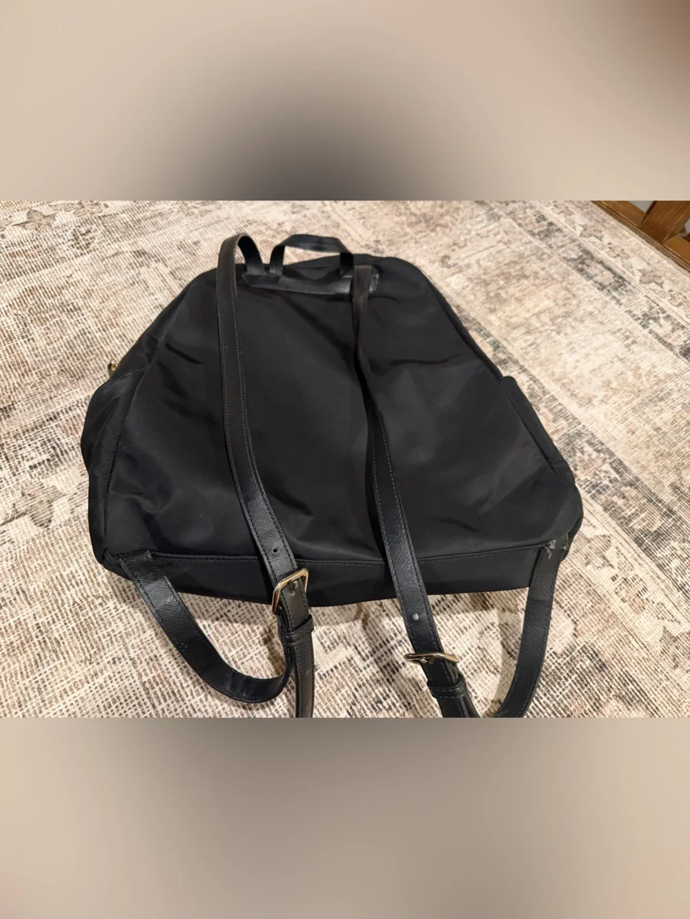Kate Spade ♠️ Nylon Backpack with Gold Hardware